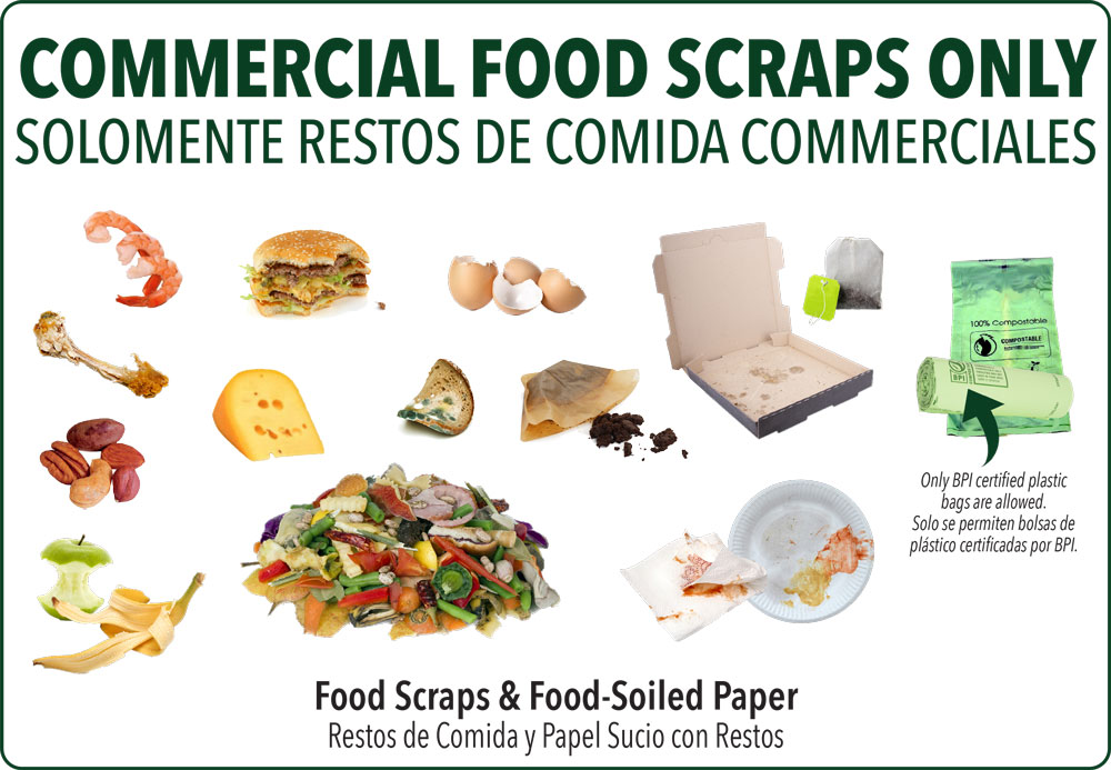 What Belongs In Commercial Food Scraps Cart